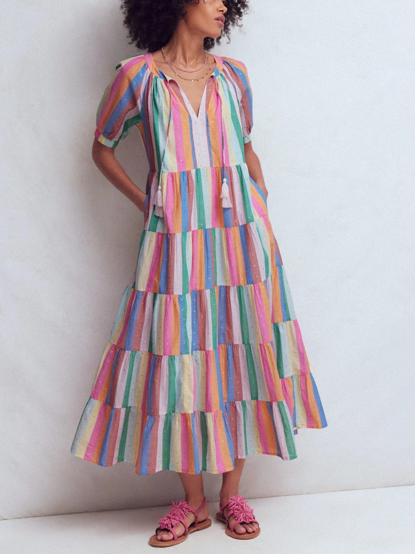 Multi Tiered Maxi Dress