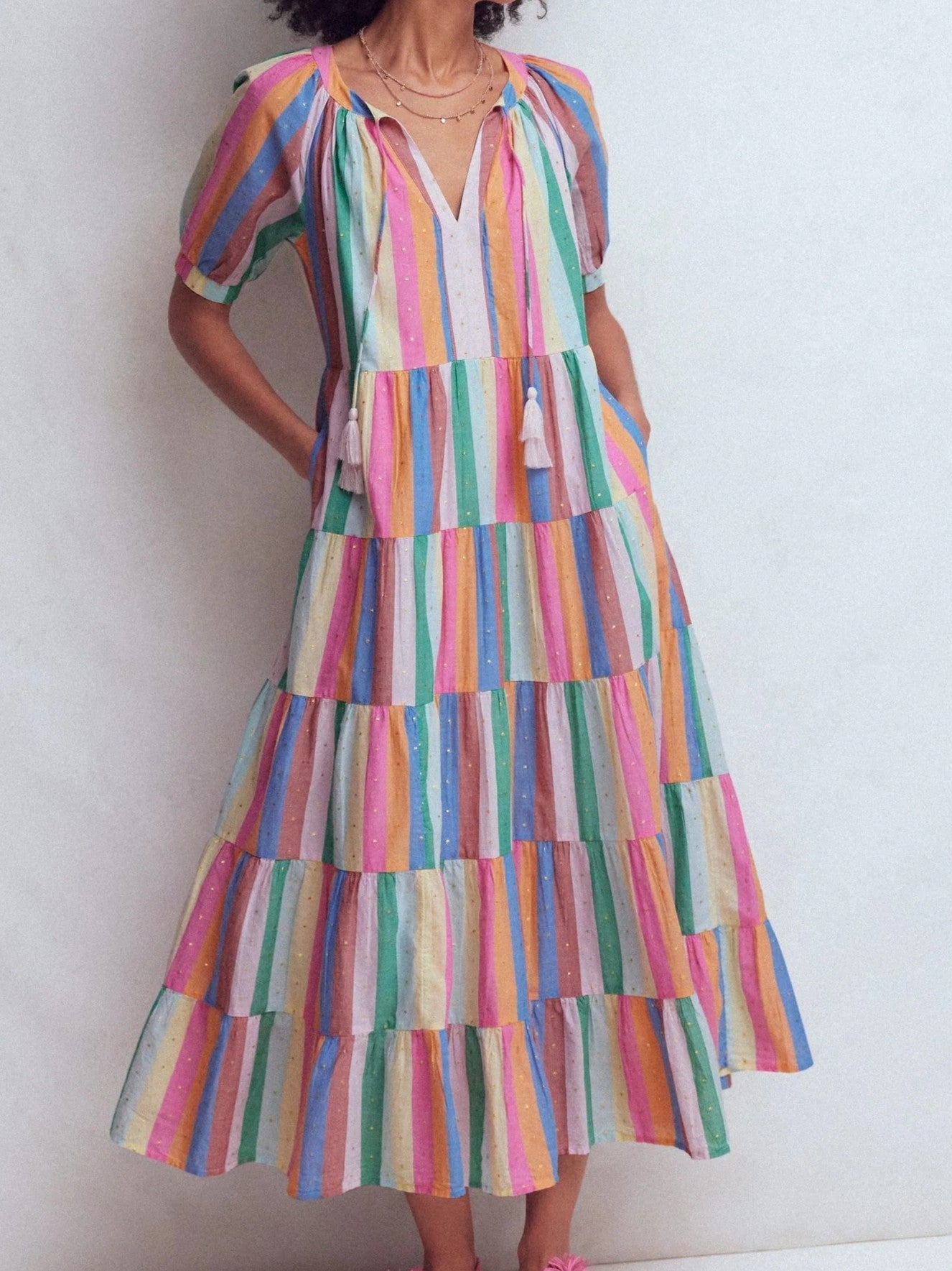 Multi Tiered Maxi Dress