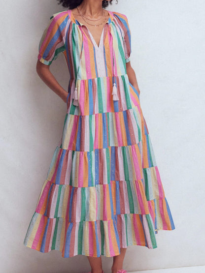 Multi Tiered Maxi Dress