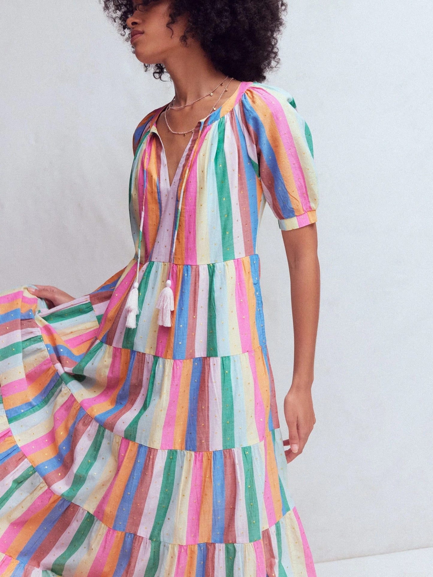 Multi Tiered Maxi Dress