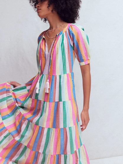 Multi Tiered Maxi Dress