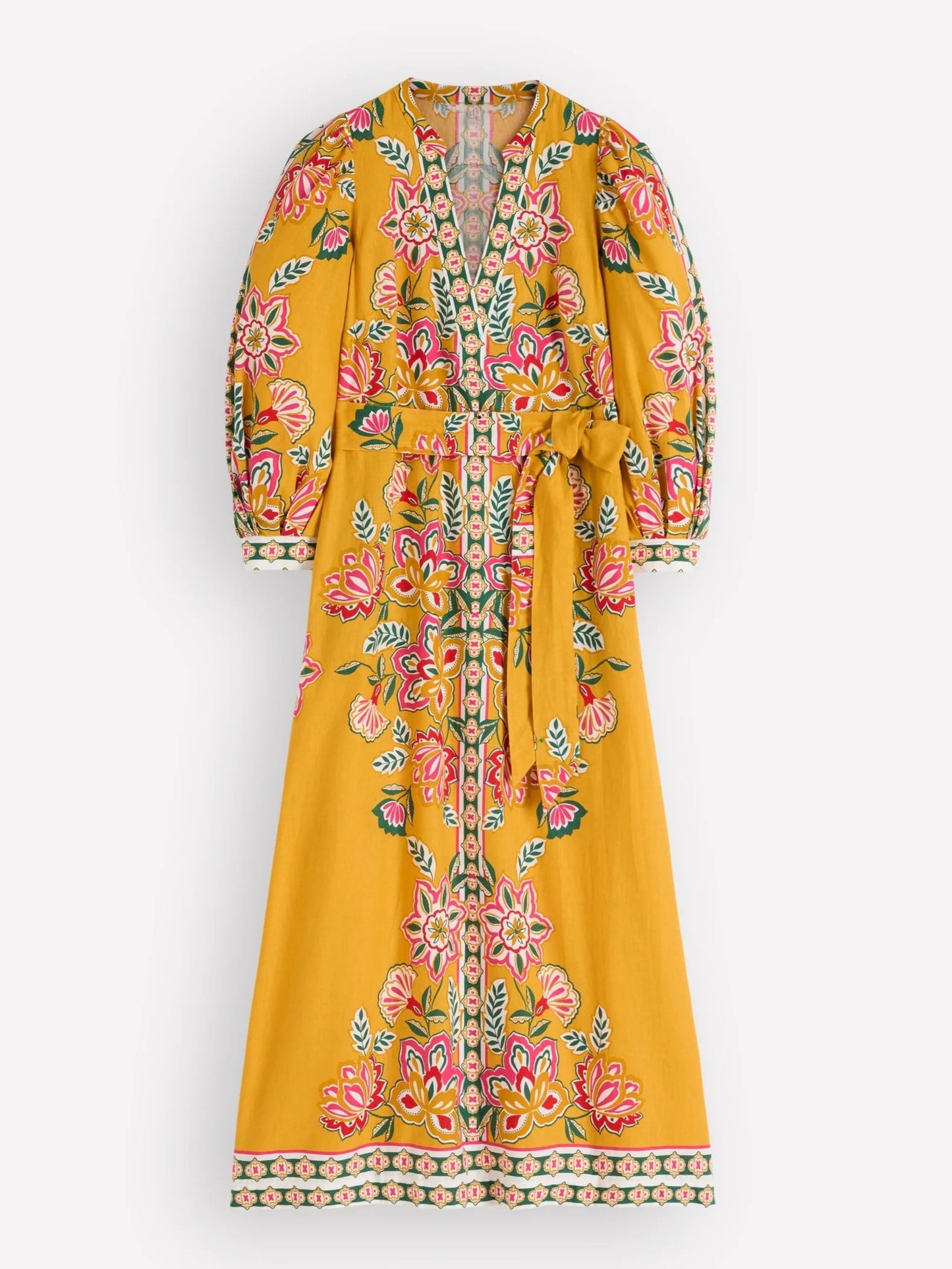 Octavia Linen Blend Dress
