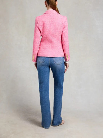 Knightsbridge Blazer Pink Pop Boucle