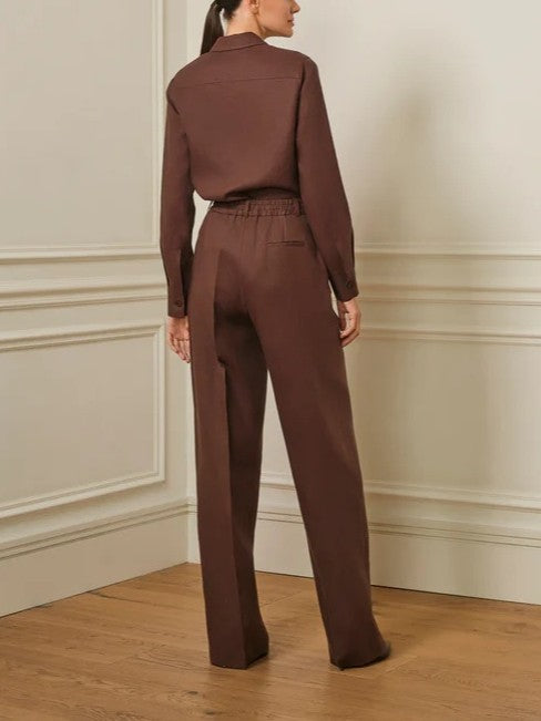 Tailored Linen Two-Piece Set
