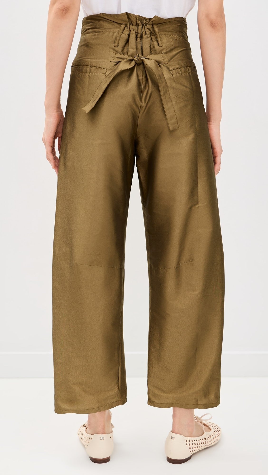 Techno Taffeta Barrel Pants