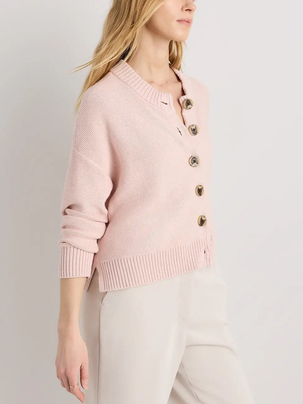 100% Organic Cotton Cropped Cardigan