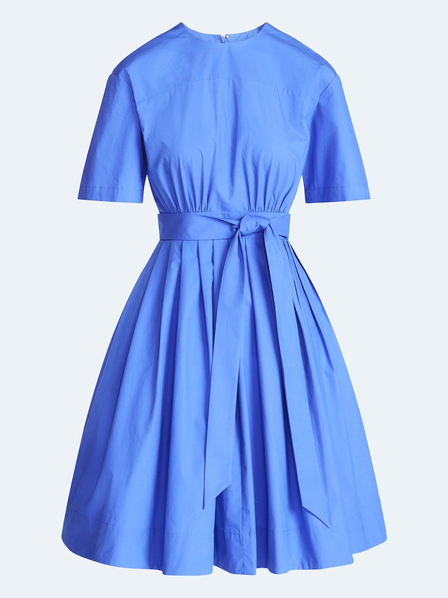 Devil Wears Prada Scoop Collection Women's and Women's Plus Cotton Tie-Waist Midi Dress