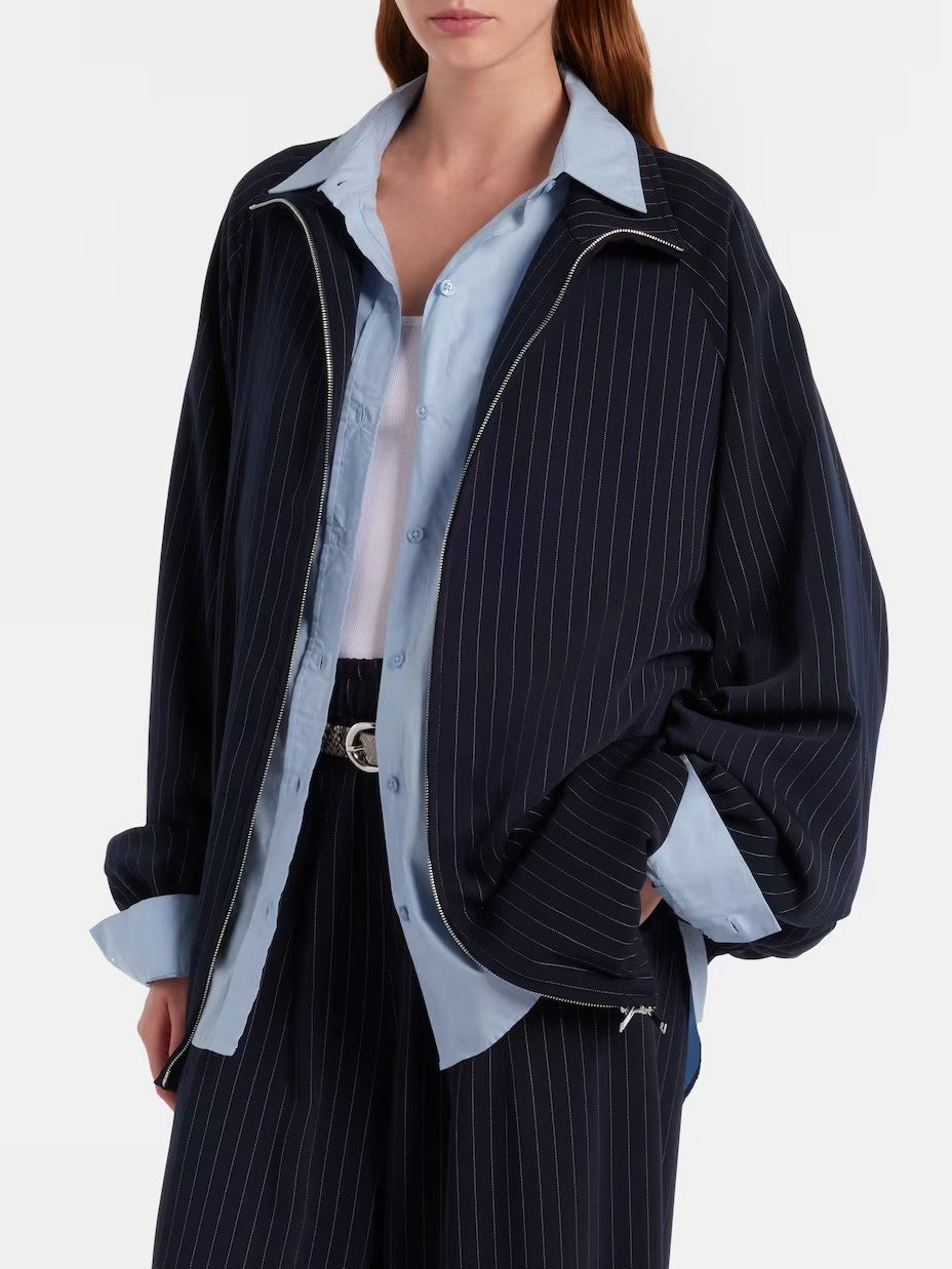 Baxter pinstripe oversized jacket
