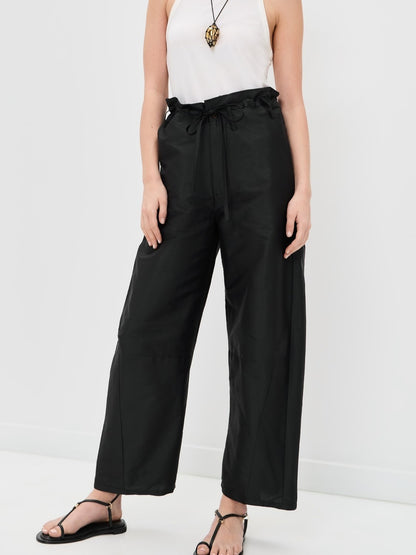 Techno Taffeta Barrel Pants