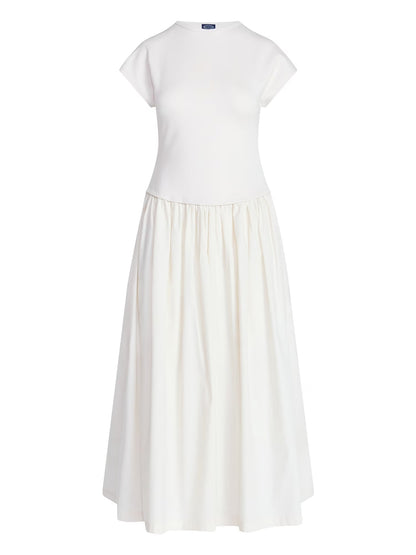 Scoop Women’s Maxi Dress with Short Dolman Sleeves