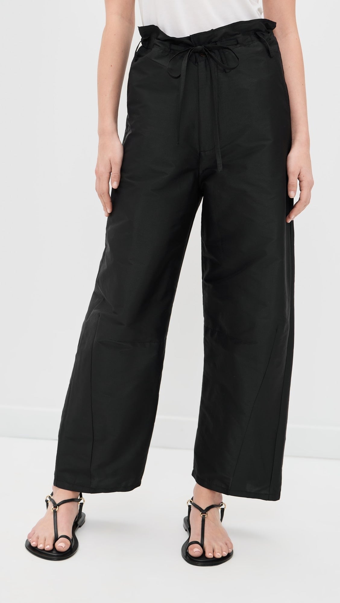 Techno Taffeta Barrel Pants