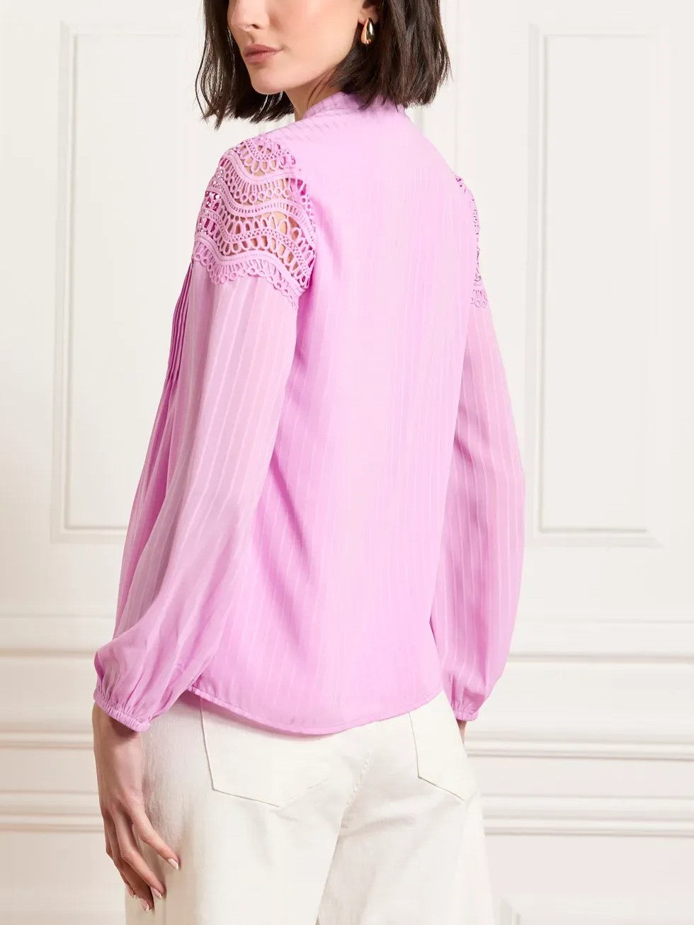 Gallery Lena Lace Detail Blouse