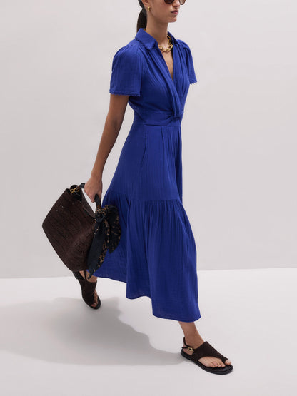 Twist Front Maxi Dress
