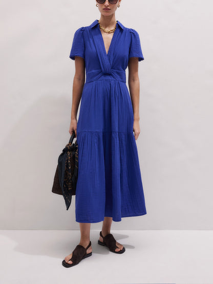 Twist Front Maxi Dress