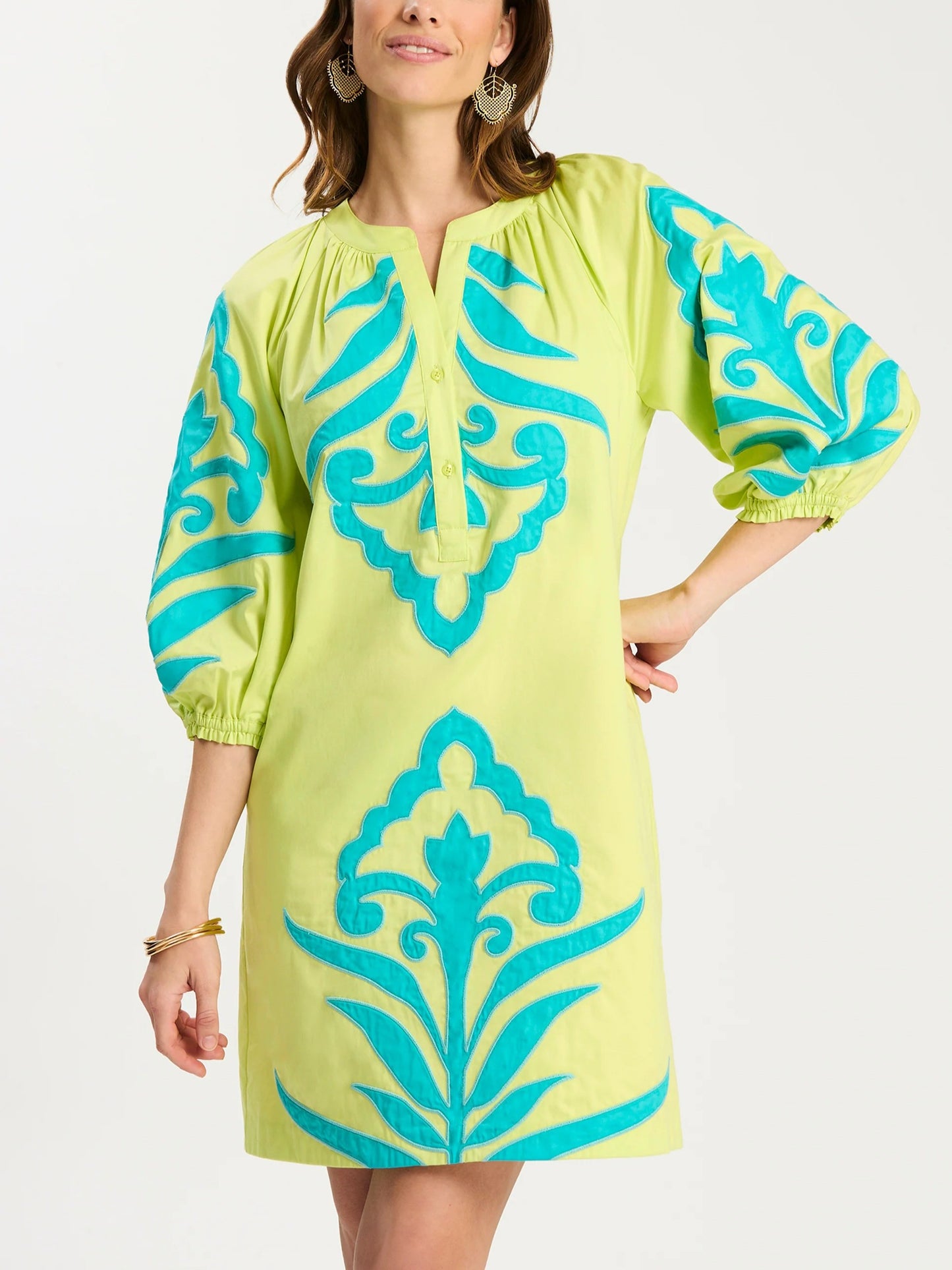 Sarah Applique Dress