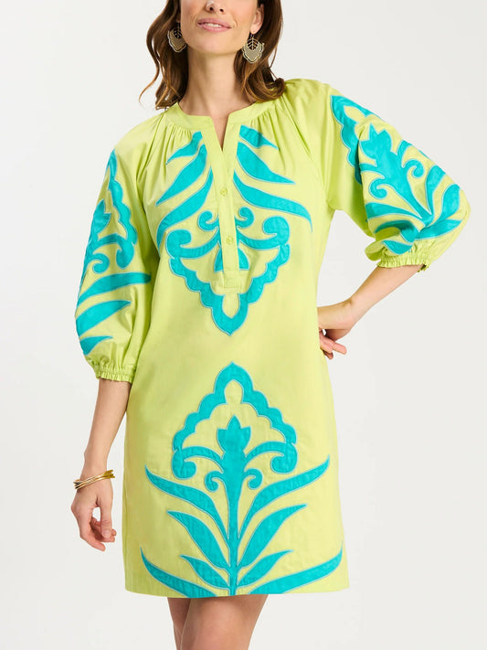 Sarah Applique Dress