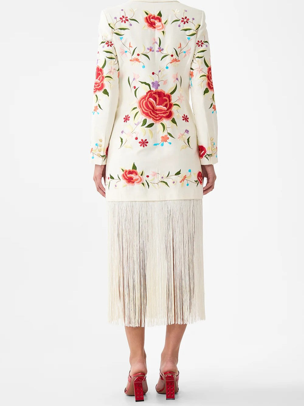 Blazer With Fringing