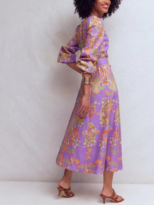 Florence Linen Blend Dress