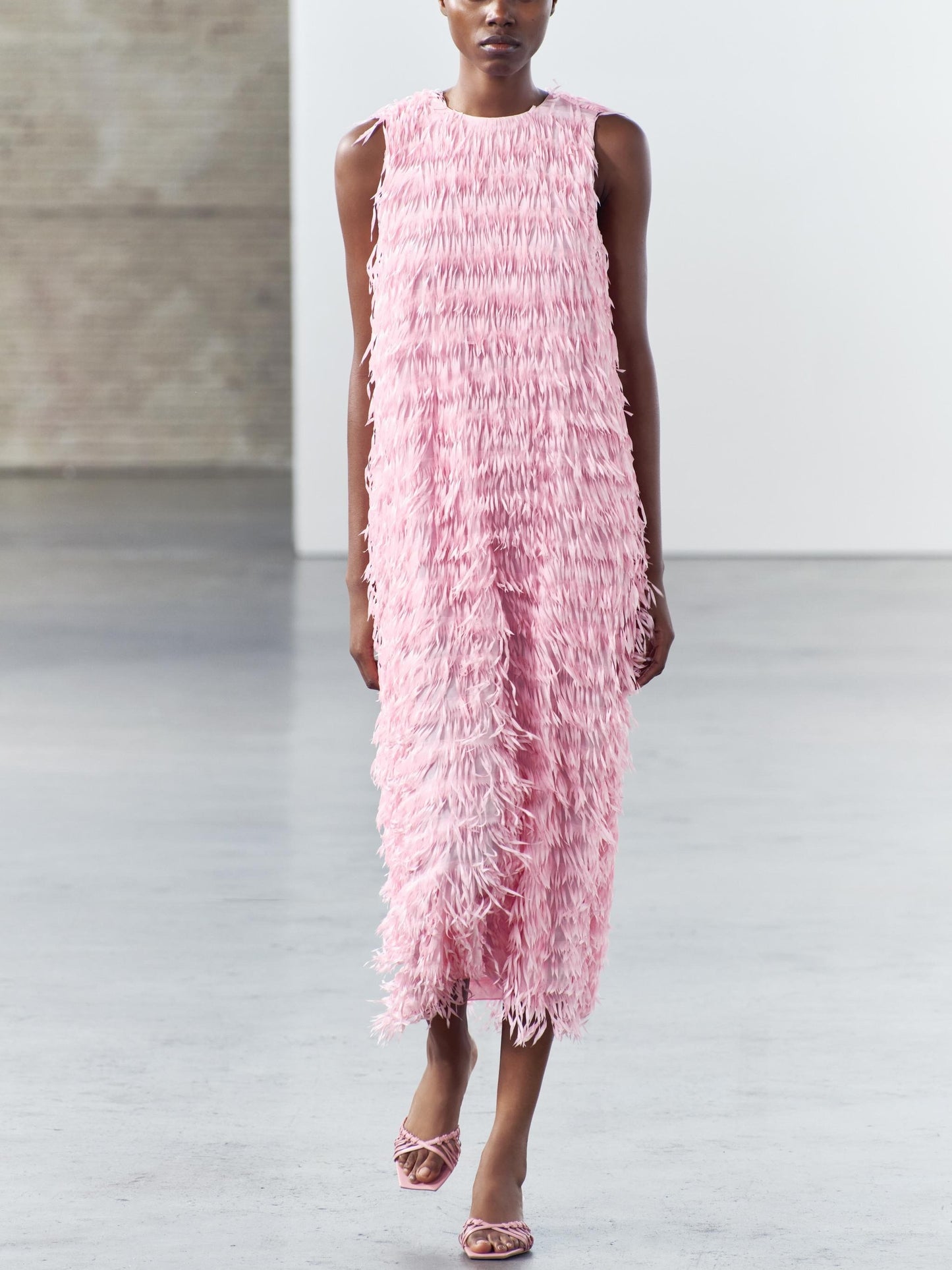 Pink Cloud Shift Dress