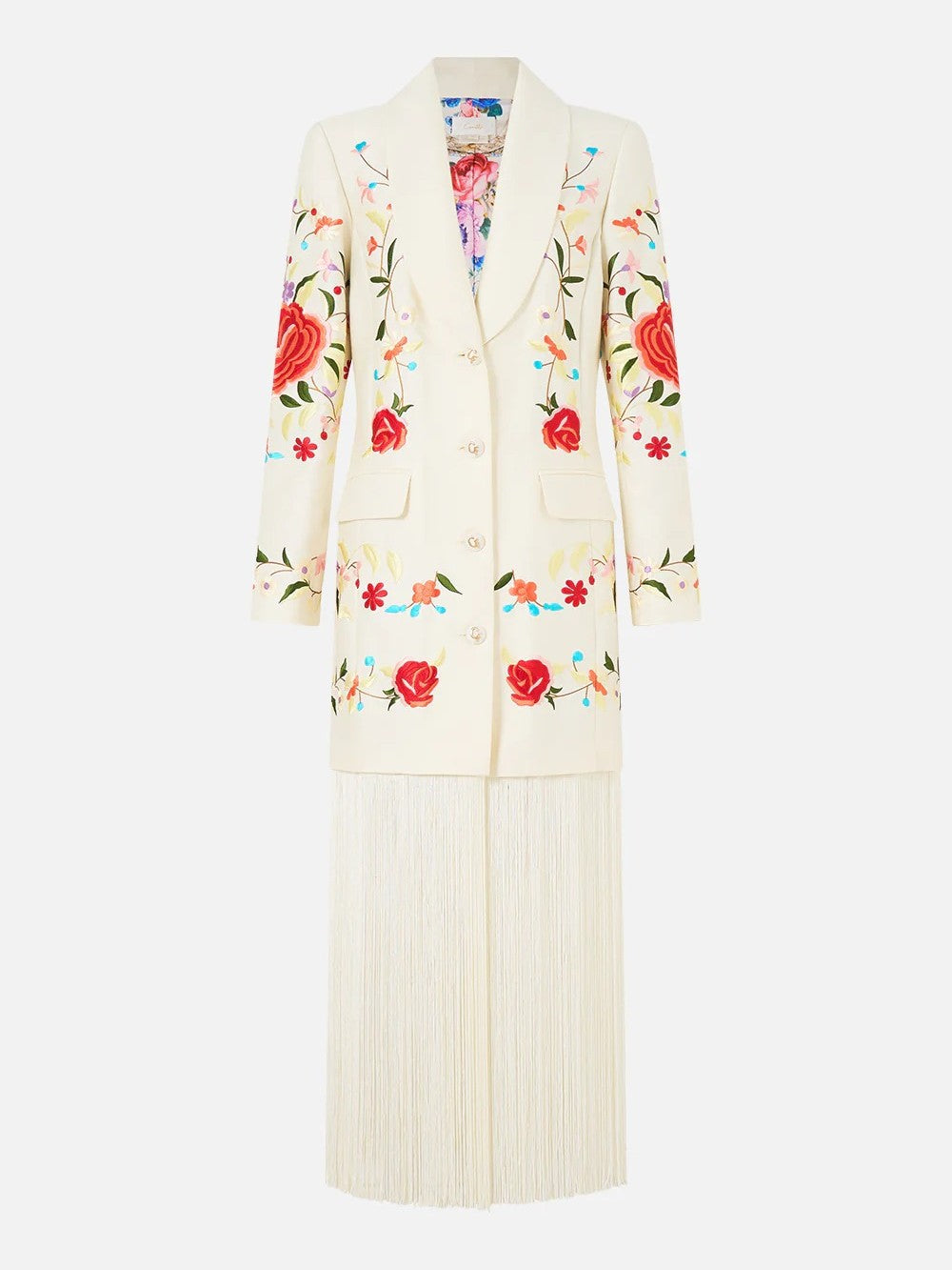 Blazer With Fringing