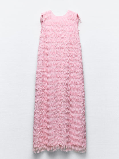 Pink Cloud Shift Dress