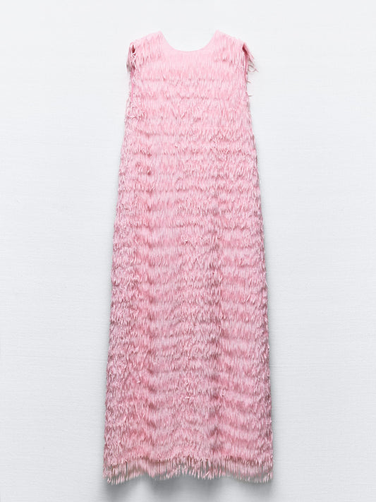 Pink Cloud Shift Dress