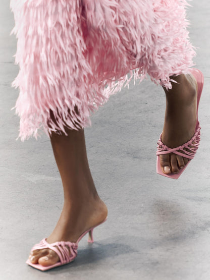 Pink Cloud Shift Dress