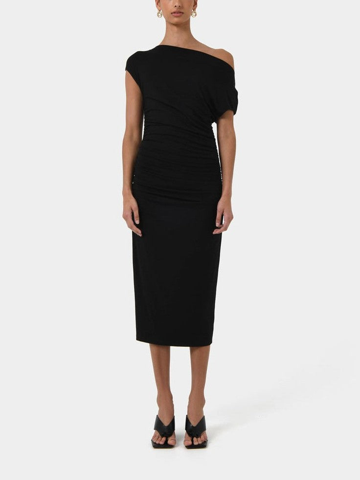 Mia Ruched Jersey Dress