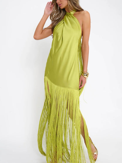 Jasmine Fringe Maxi Dress