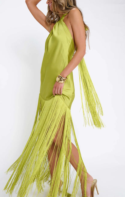 Jasmine Fringe Maxi Dress