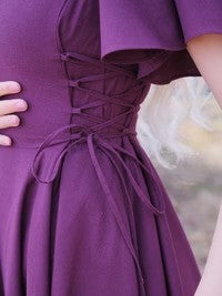 Ivy Midi Dress - Wine