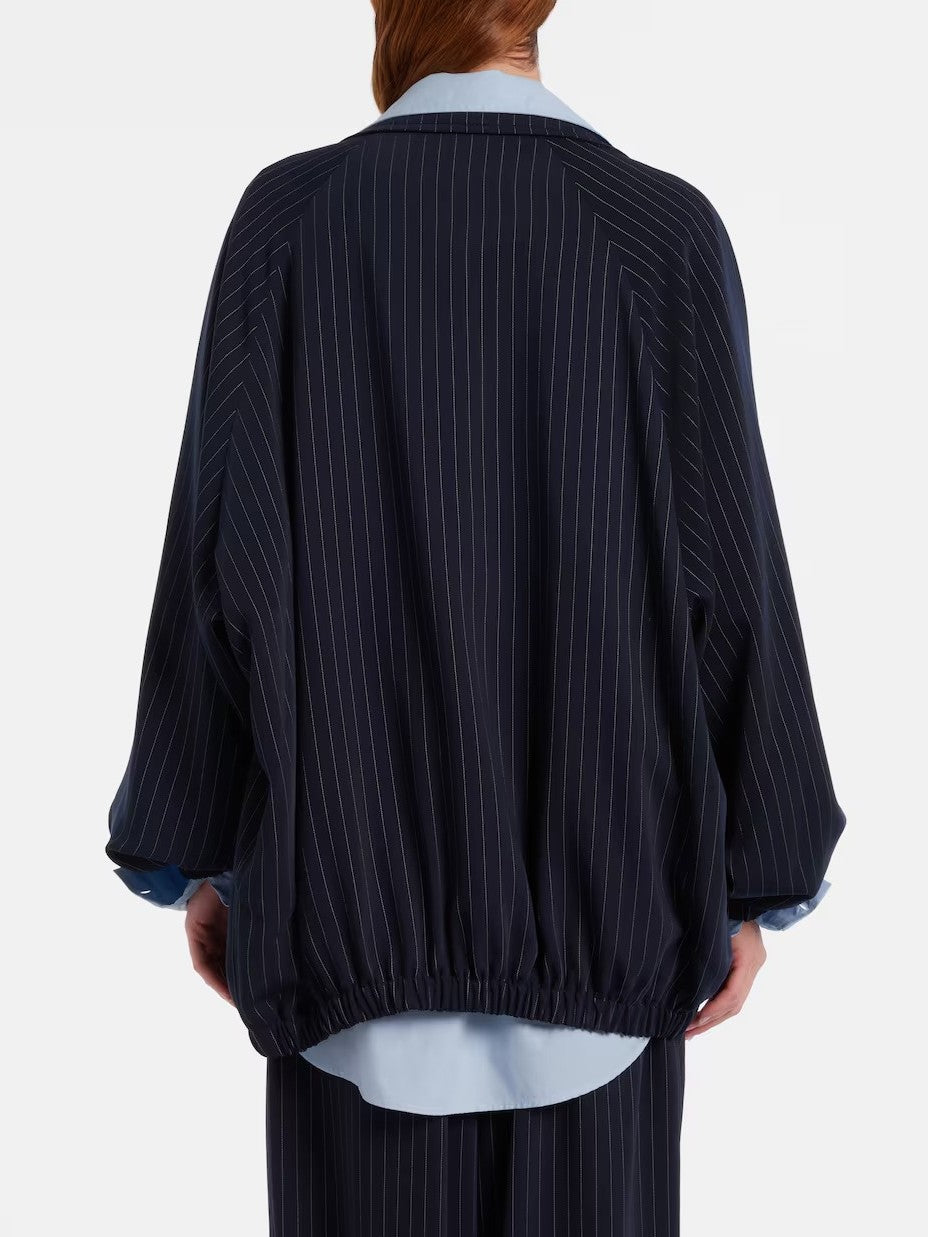 Baxter pinstripe oversized jacket
