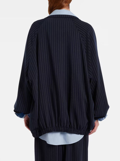 Baxter pinstripe oversized jacket