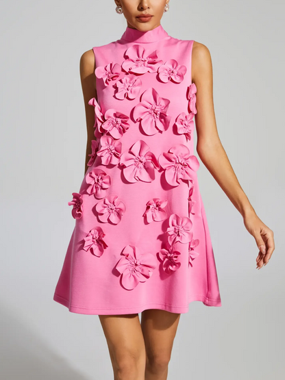 Annona Flower Embellished Dress