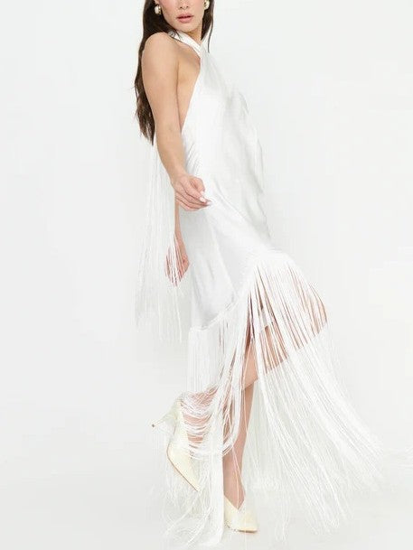 Jasmine Fringe Maxi Dress