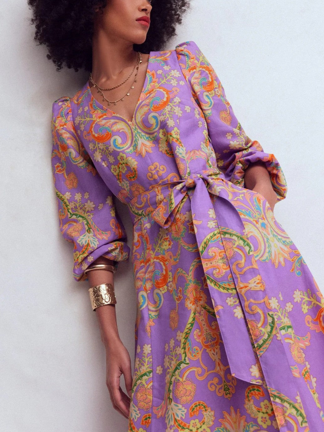 Florence Linen Blend Dress