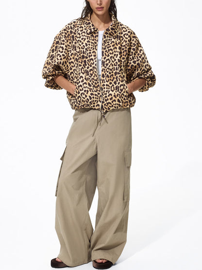 Oversized Bubble-Hem Jacket