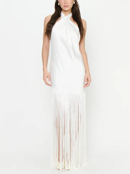 Jasmine Fringe Maxi Dress