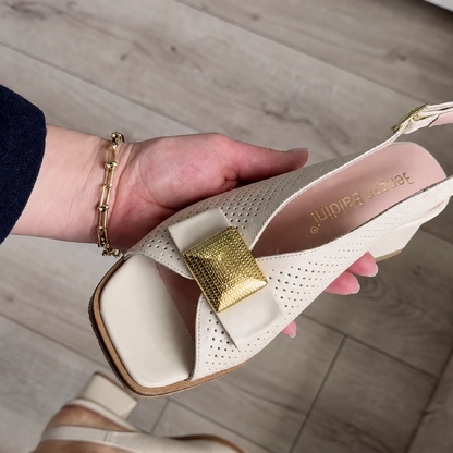 Golden Aura Slingbacks